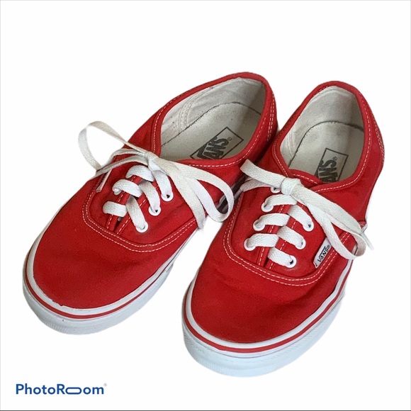 red low tops vans